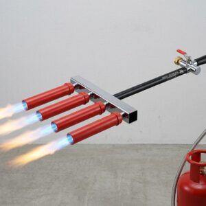 Rooster's Gas Flame Gun (4N Series Model) Four Nozzle Model